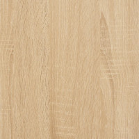 Produktbild för Skrivbord sonoma-ek 80x50x90 cm konstruerat trä och järn