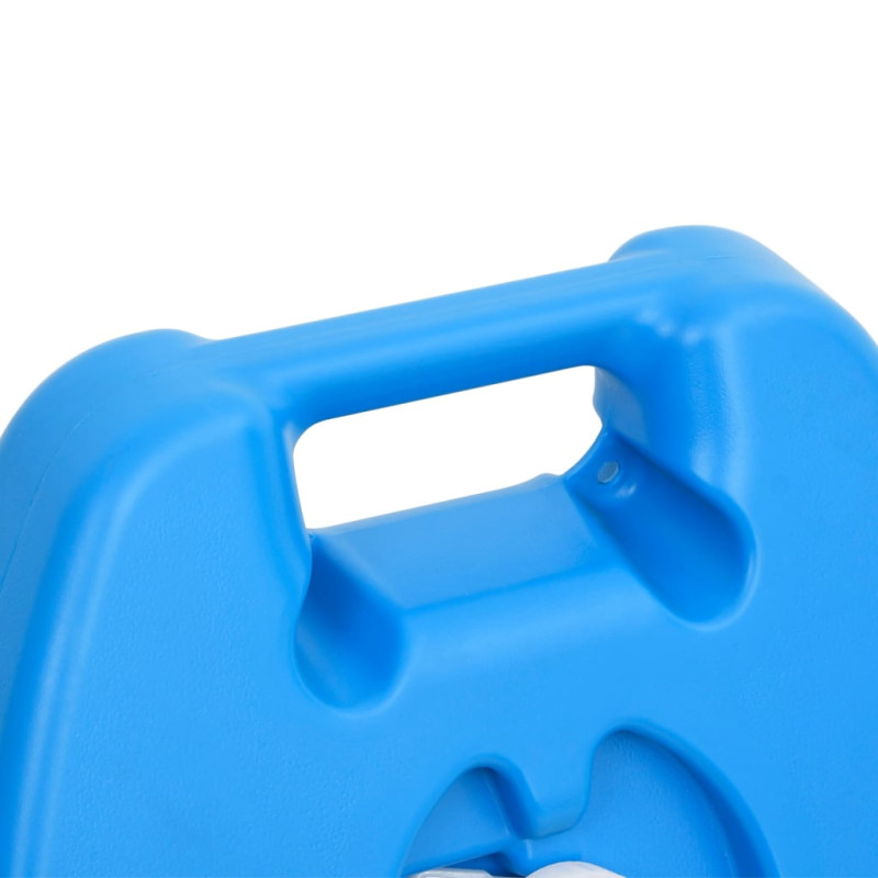 Produktbild för Vattentank på hjul för camping 25 L blå