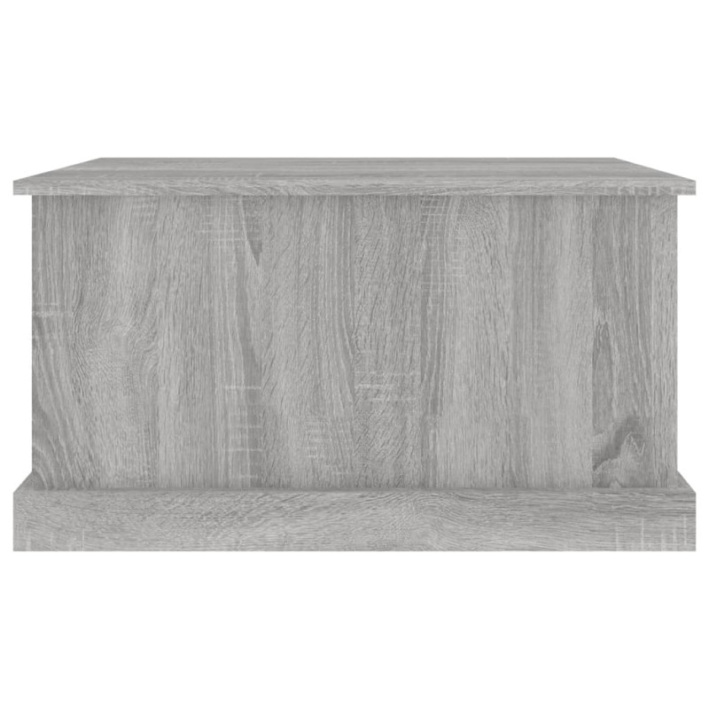 Produktbild för Förvaringslåda grå sonoma 70x40x38 cm konstruerat trä