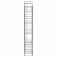 Produktbild för Gabioner bågformade 9 st 200x50x220/240 cm galvaniserat järn