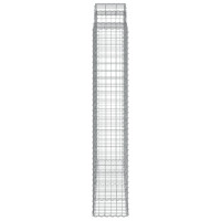 Produktbild för Gabioner bågformade 8 st 200x50x220/240 cm galvaniserat järn