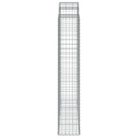 Produktbild för Gabioner bågformade 7 st 200x50x220/240 cm galvaniserat järn