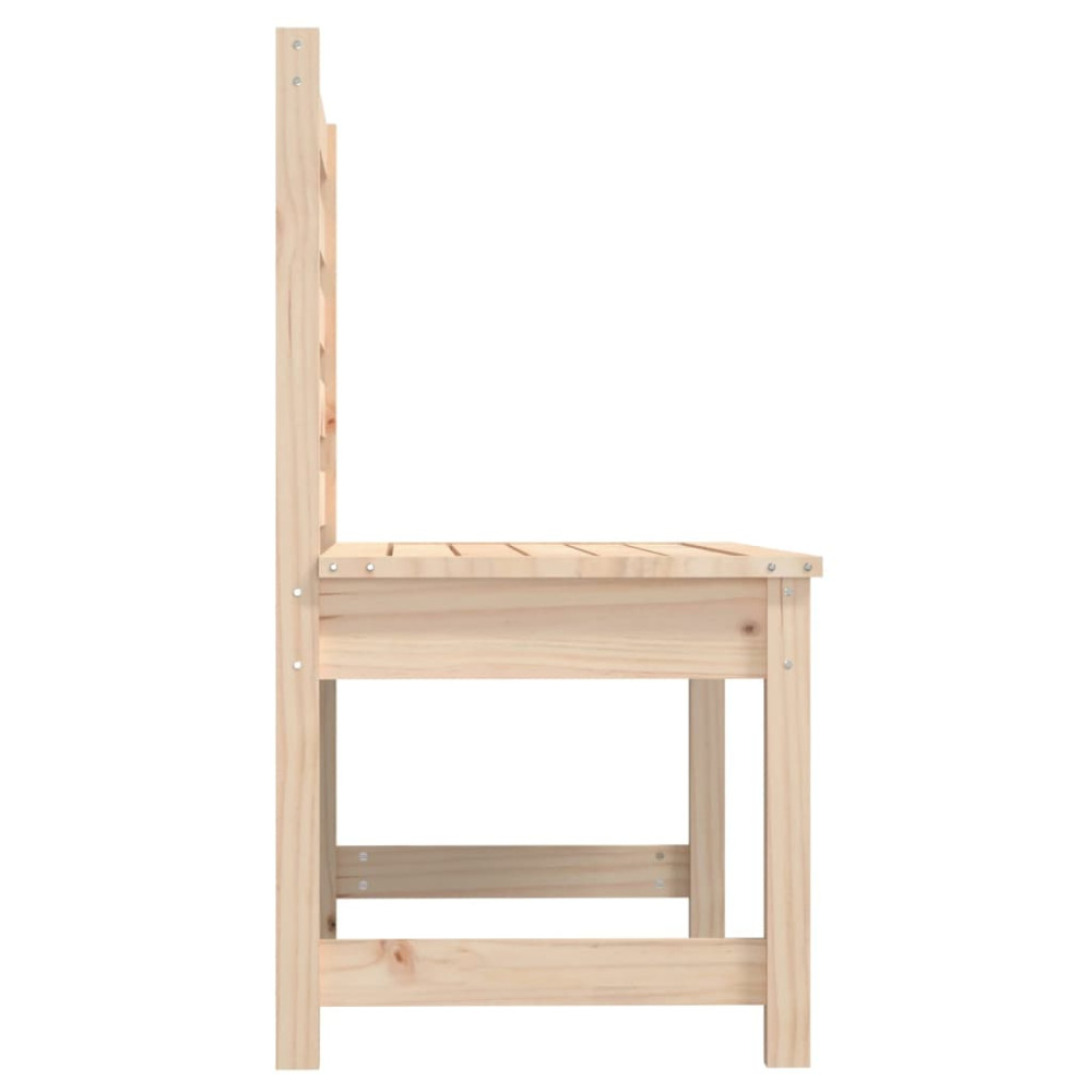 Produktbild för Trädgårdsbänk 109 cm massiv furu
