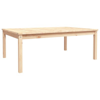 Produktbild för Trädgårdsbord 121x82,5x45 cm massiv furu