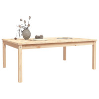 Produktbild för Trädgårdsbord 121x82,5x45 cm massiv furu