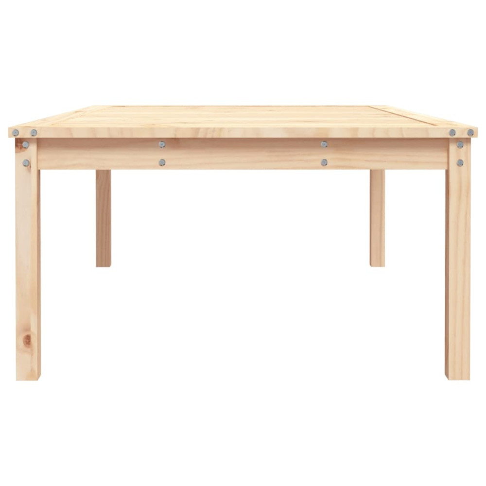 Produktbild för Trädgårdsbord 121x82,5x45 cm massiv furu