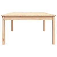 Produktbild för Trädgårdsbord 121x82,5x45 cm massiv furu