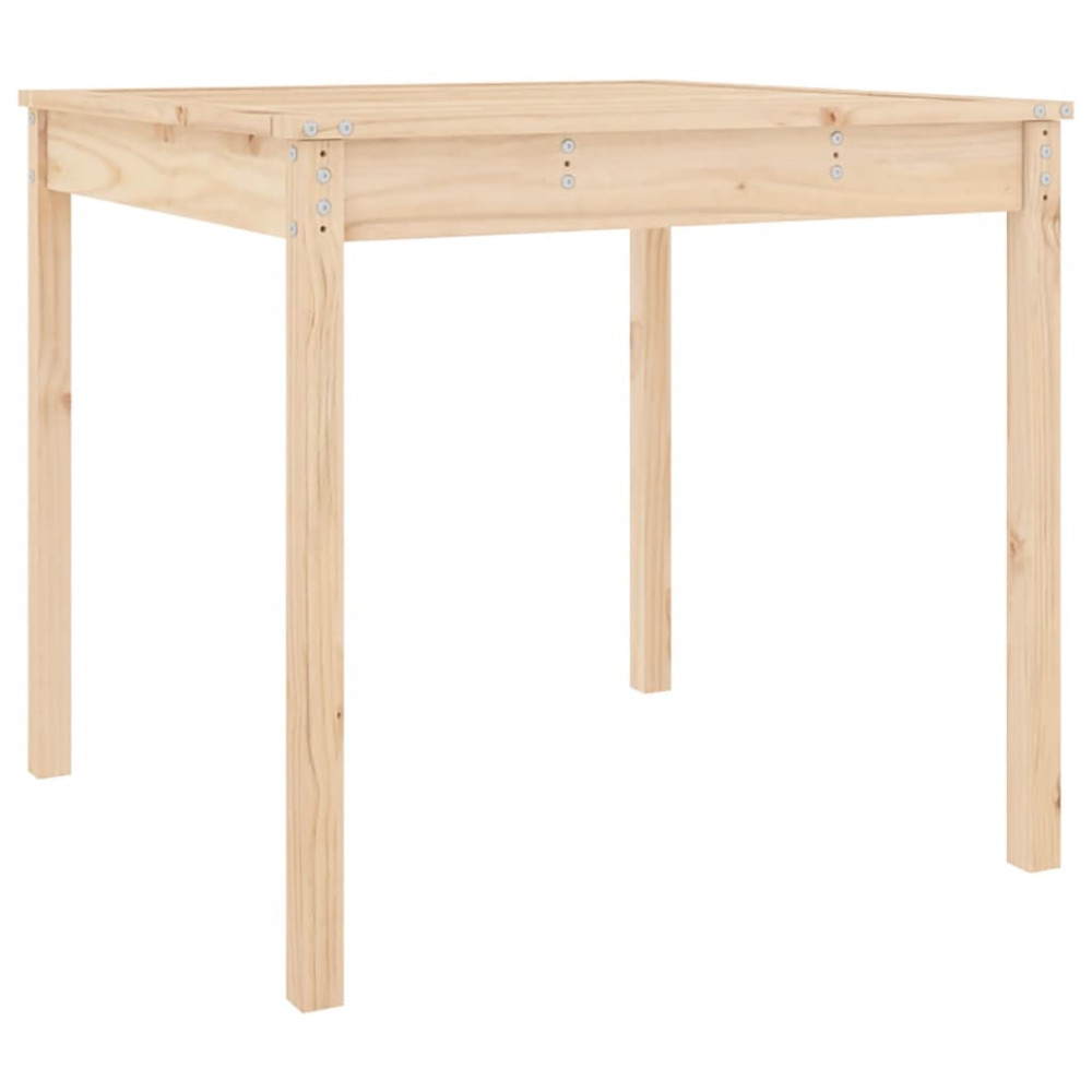 Produktbild för Trädgårdsbord 82,5x82,5x76 cm massiv furu