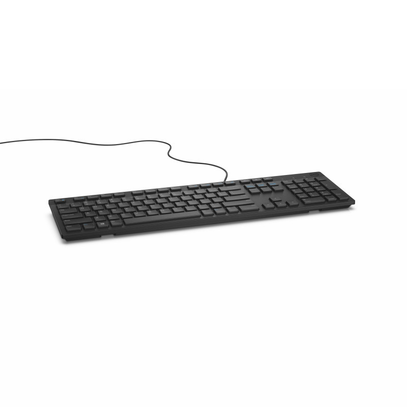Produktbild för DELL KB216 tangentbord USB QWERTY Engelska (Storbritannien) Svart (skadad kartong)