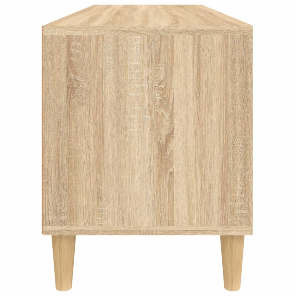 Produktbild för Tv-bänk sonoma-ek 100x34,5x44,5 cm konstruerat trä