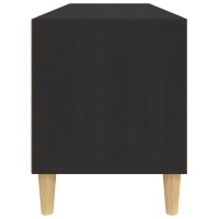 Miniatyr av produktbild för Tv-bänk svart 100x34,5x44,5 cm konstruerat trä