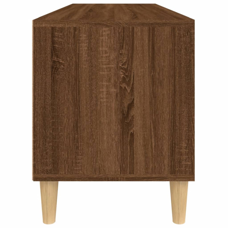 Produktbild för Tv-bänk brun ek 100x34,5x44,5 cm konstruerat trä
