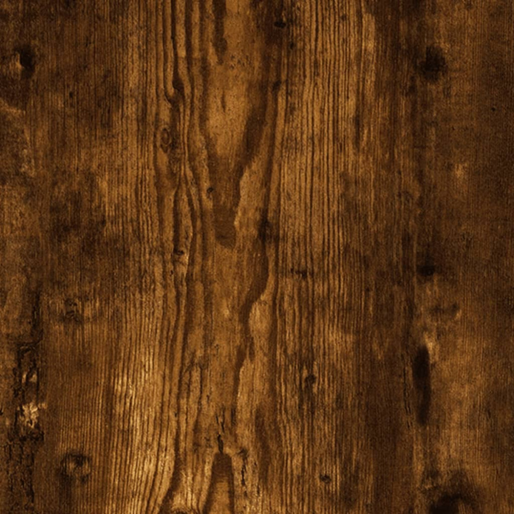 Produktbild för Sidoskåp rökfärgad ek 40x50x75 cm konstruerat trä