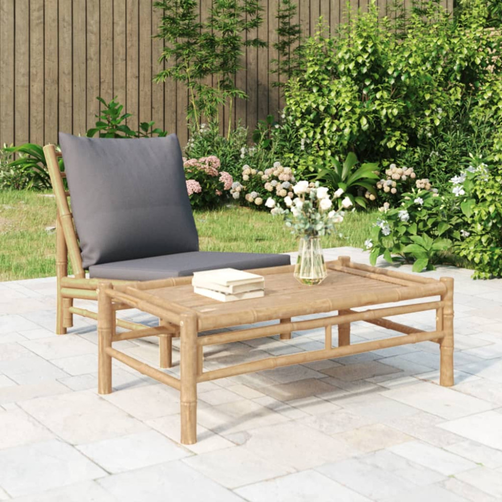 Produktbild för Trädgårdsbord 100x55x33 cm bambu