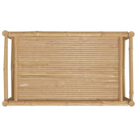 Miniatyr av produktbild för Trädgårdsbord 100x55x33 cm bambu