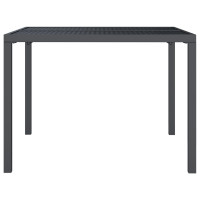 Produktbild för Trädgårdsbord antracit 100x100x72 cm stål
