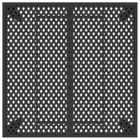 Produktbild för Trädgårdsbord antracit 100x100x72 cm stål