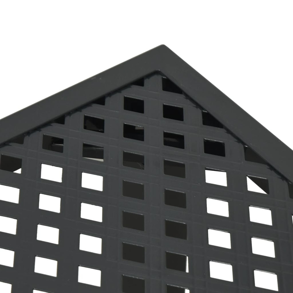 Produktbild för Trädgårdsbord antracit 100x100x72 cm stål