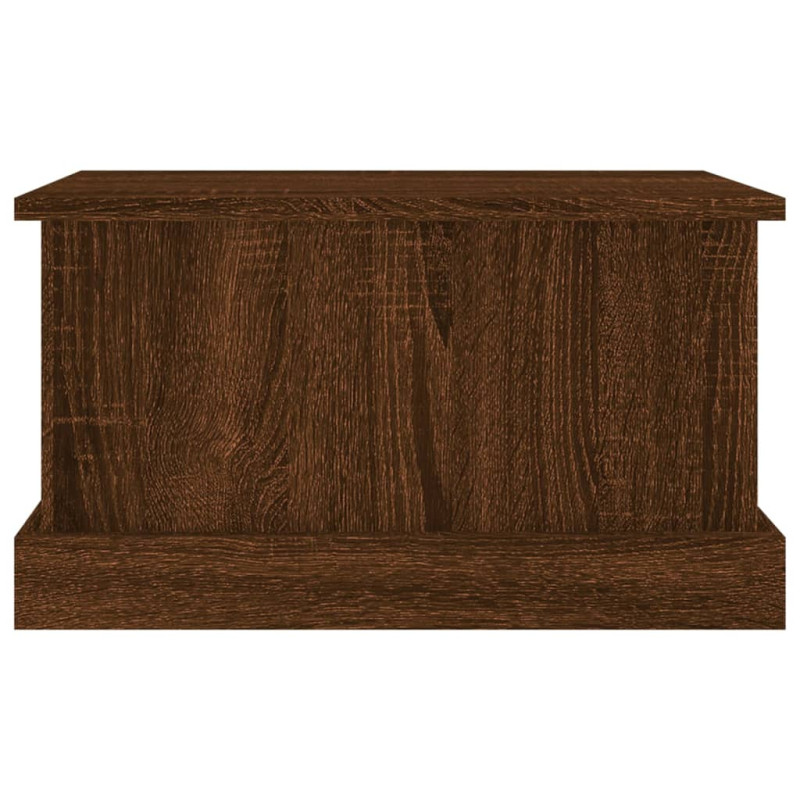 Produktbild för Förvaringslåda brun ek 50x30x28 cm konstruerat trä