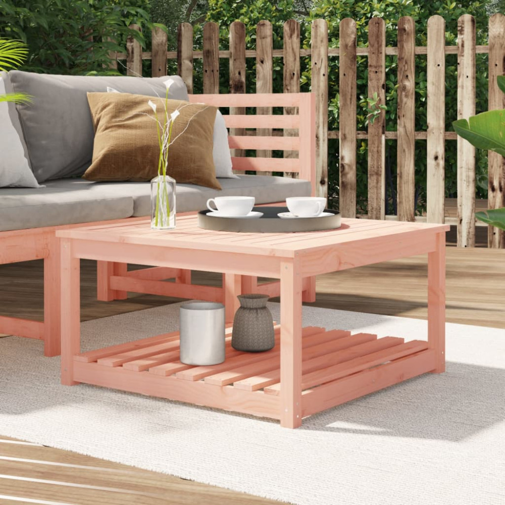 Produktbild för Trädgårdsbord 82,5x82,5x45 cm massivt douglasträ