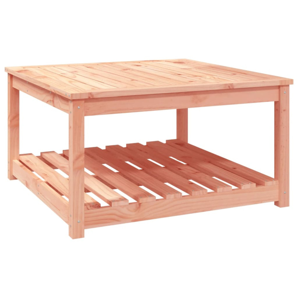 Produktbild för Trädgårdsbord 82,5x82,5x45 cm massivt douglasträ