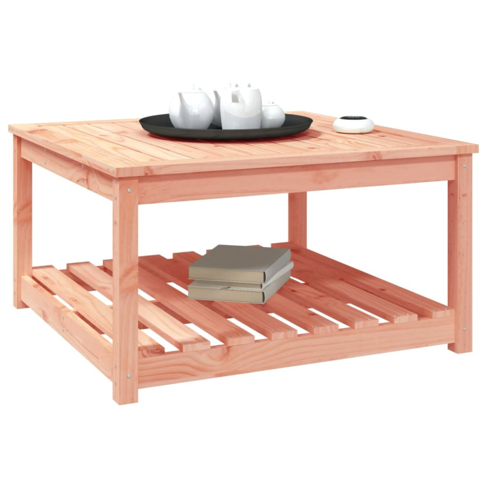 Produktbild för Trädgårdsbord 82,5x82,5x45 cm massivt douglasträ