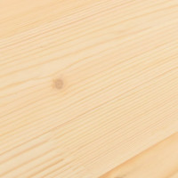 Produktbild för Bordsskiva 200x100x2,5 cm massiv furu