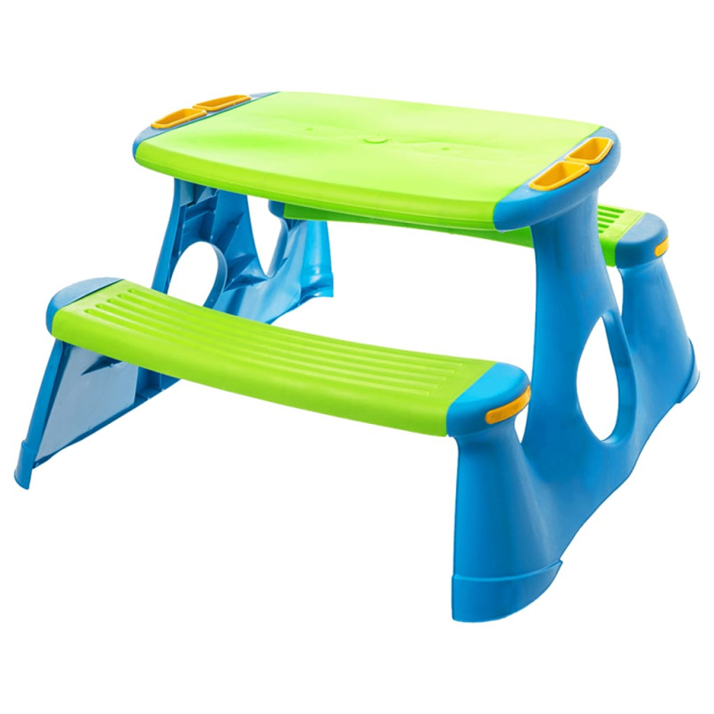 Produktbild för Picknickbord för barn 89,5x84,5x48 cm polypropen