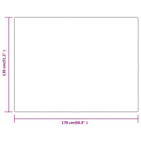 Miniatyr av produktbild för Filt ultimate grey 130x170 cm polyester