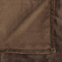 Miniatyr av produktbild för Filt brun 130x170 cm polyester