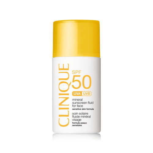 Clinique Clinique SPF 50 Mineral Sunscreen Fluid For Face Solskyddskräm Ansikte 2 h Vuxna