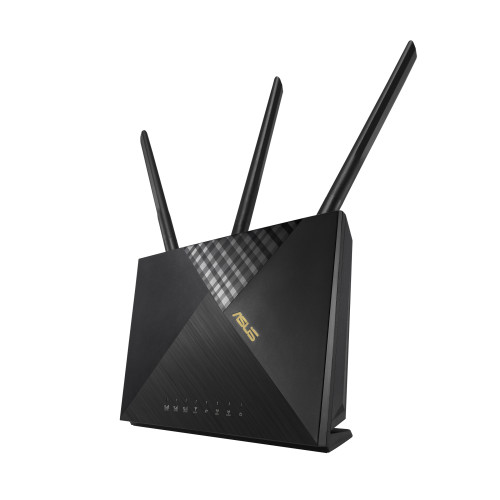 ASUS ASUS 4G-AX56 trådlös router Gigabit Ethernet Dual-band (2,4 GHz / 5 GHz) Svart