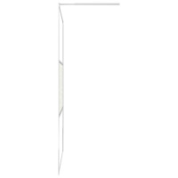 Produktbild för Duschvägg med hylla krom 100x195 cm ESG-glas&aluminium