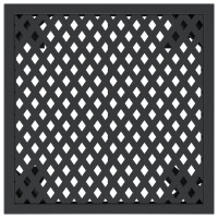 Produktbild för Trädgårdsbord antracit 50x50x72 cm stål