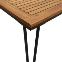 Produktbild för Trädgårdsbord med hårnålsben 180x90x75 cm massivt akaciaträ