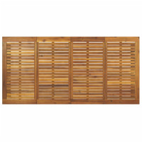 Produktbild för Trädgårdsbord med U-formade ben 200x90x75 cm massivt akaciaträ