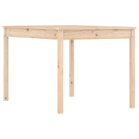 Produktbild för Trädgårdsbord 121x82,5x76 cm massiv furu
