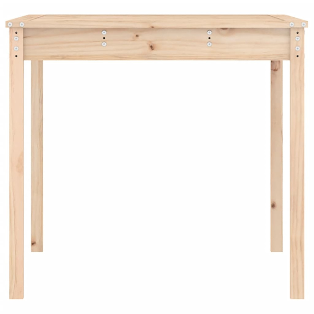 Produktbild för Trädgårdsbord 121x82,5x76 cm massiv furu