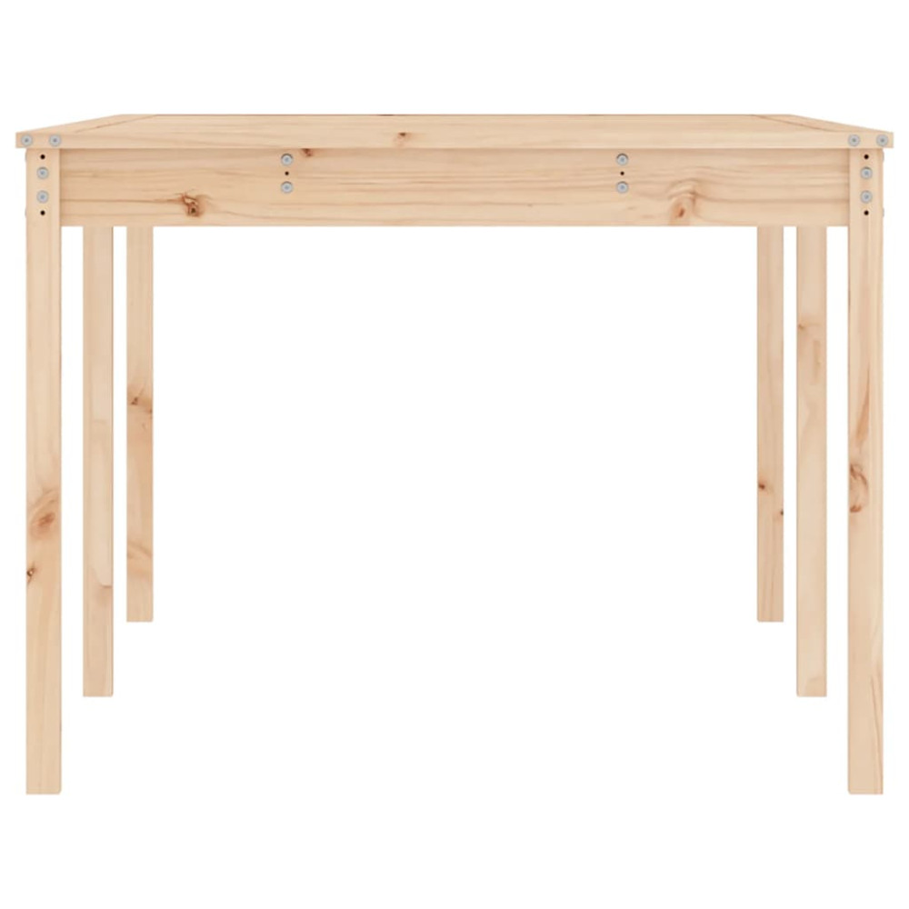Produktbild för Trädgårdsbord 203,5x100x76 cm massiv furu