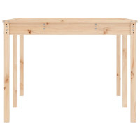 Produktbild för Trädgårdsbord 203,5x100x76 cm massiv furu