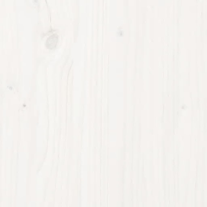 Produktbild för Trädgårdsbord vit 203,5x100x76 cm massiv furu