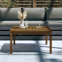 Produktbild för Trädgårdsbord honungsbrun 82,5x82,5x45 cm massiv furu