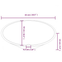 Produktbild för Handfat 2 st vit 42x42x14 cm keramik