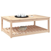 Produktbild för Trädgårdsbord 121x82,5x45 cm massiv furu