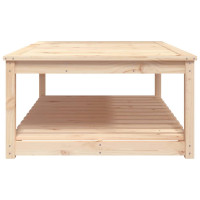 Produktbild för Trädgårdsbord 121x82,5x45 cm massiv furu