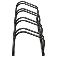 Miniatyr av produktbild för Cykelställ för 4 cyklar svart stål