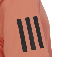 Produktbild för ADIDAS Club 3 Stripes Tee Coral JR Boys