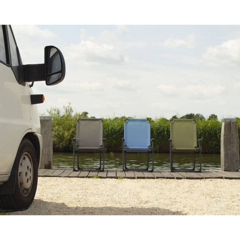 Produktbild för Travellife Hopfällbar kompakt campingstol San Marino grå