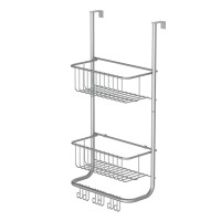 Produktbild för EISL Väggmonterad hylla matt silver 30,5x16,2x62 cm