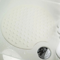 Miniatyr av produktbild för Sealskin Halkfri duschmatta Rotondo 55 cm vit